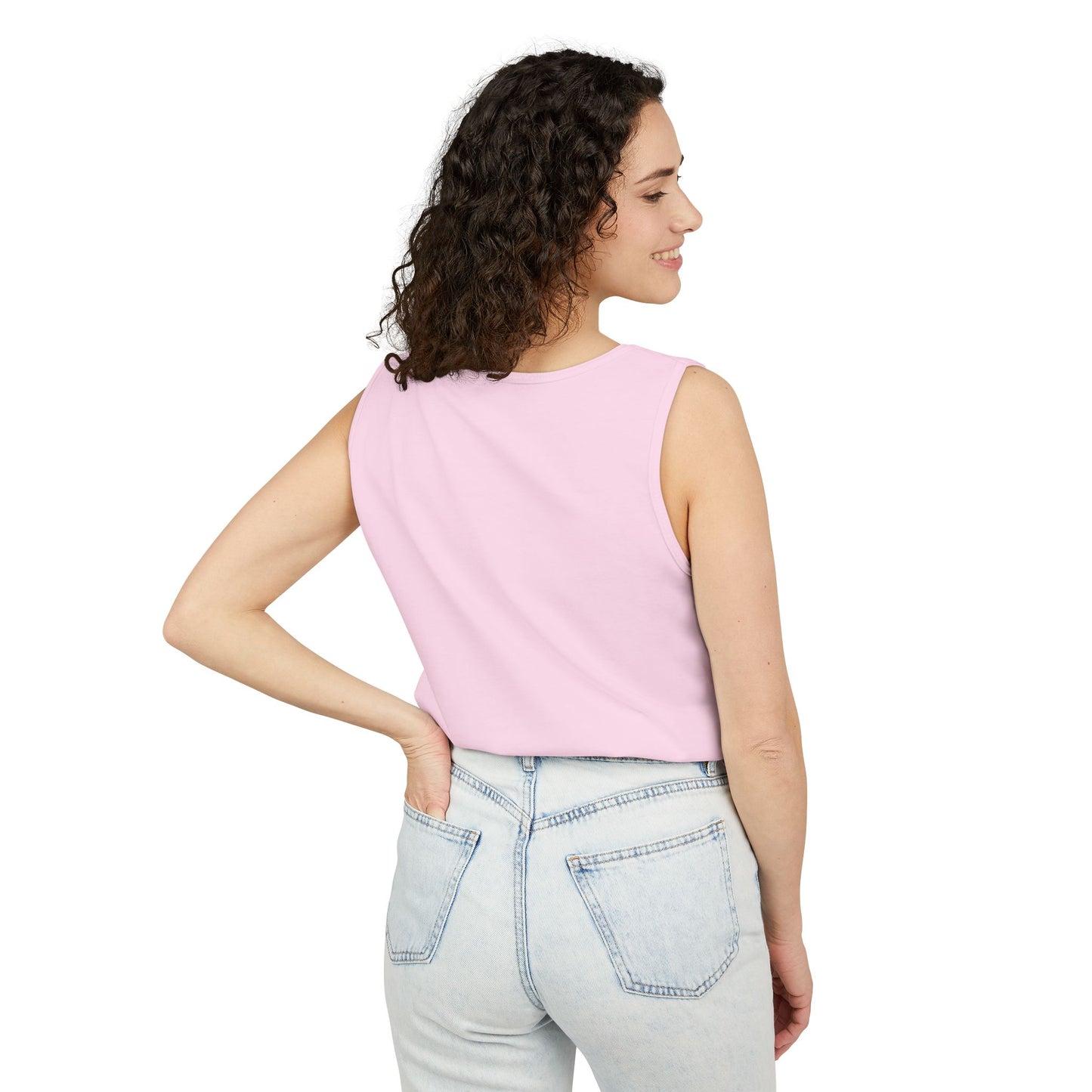 Raccoon Bubblegum Tank Top — Retro 'Hello' Graphic Summer Tee
