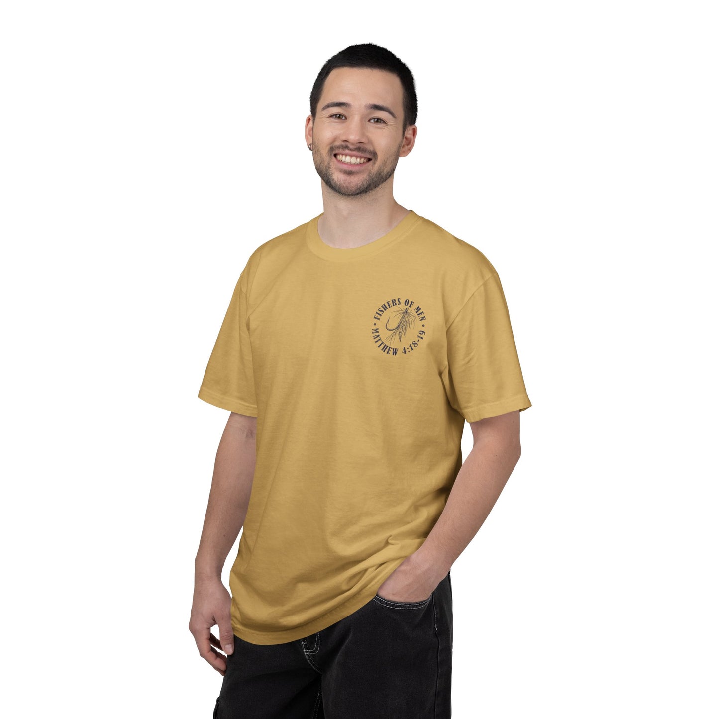 Fishers of Men T-Shirt — Christian Fishing Graphic Tee (Matthew 4:18-19)
