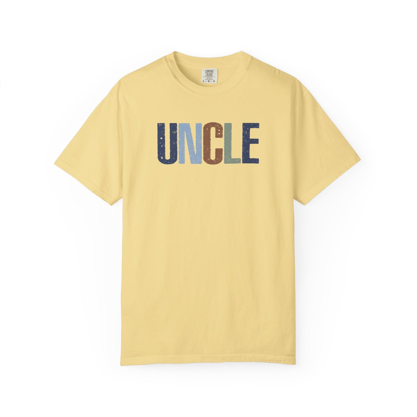 Uncle Graphic T-Shirt — Vintage Americana Lettering Tee for Dads & Family Gifts