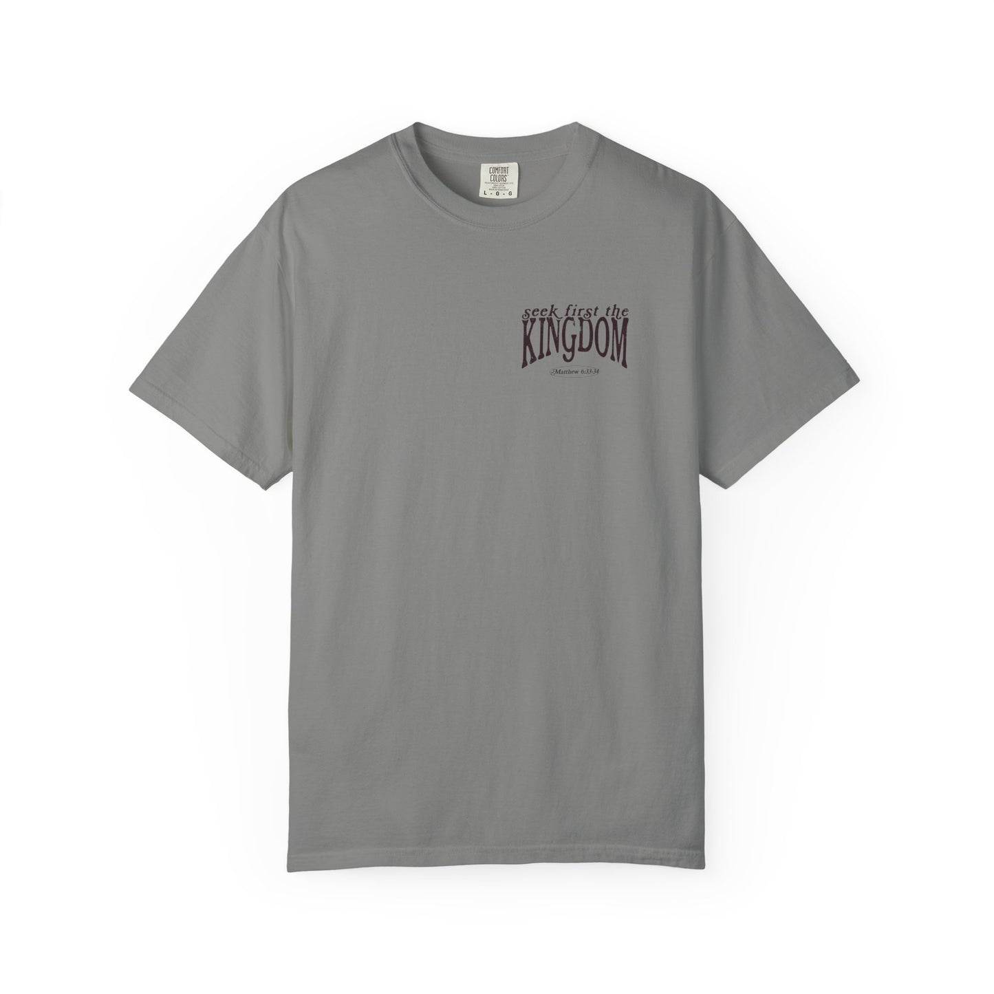 Seek First the Kingdom T-Shirt — Floral Faith Graphic Tee