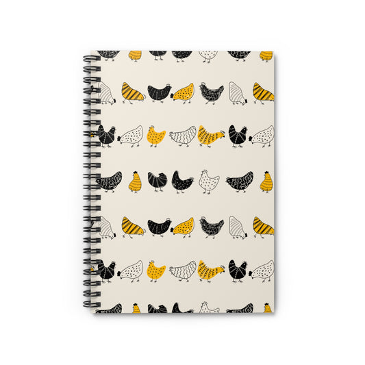 Chickens Spiral Notebook