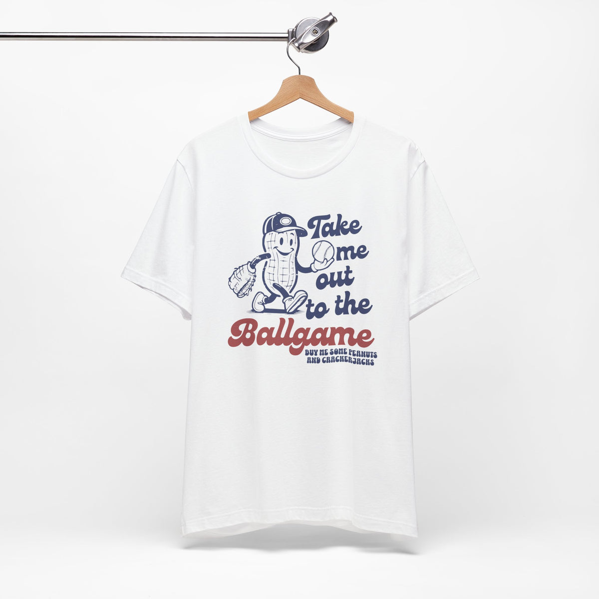 Baseball Tee — "Take Me Out to the Ballgame" Vintage Mascot T-Shirt