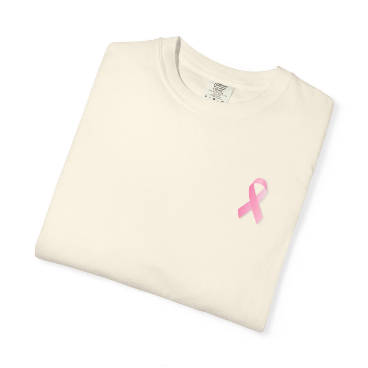 Breast Cancer Awareness T-Shirt — "No One Fights Alone" Flag Tee
