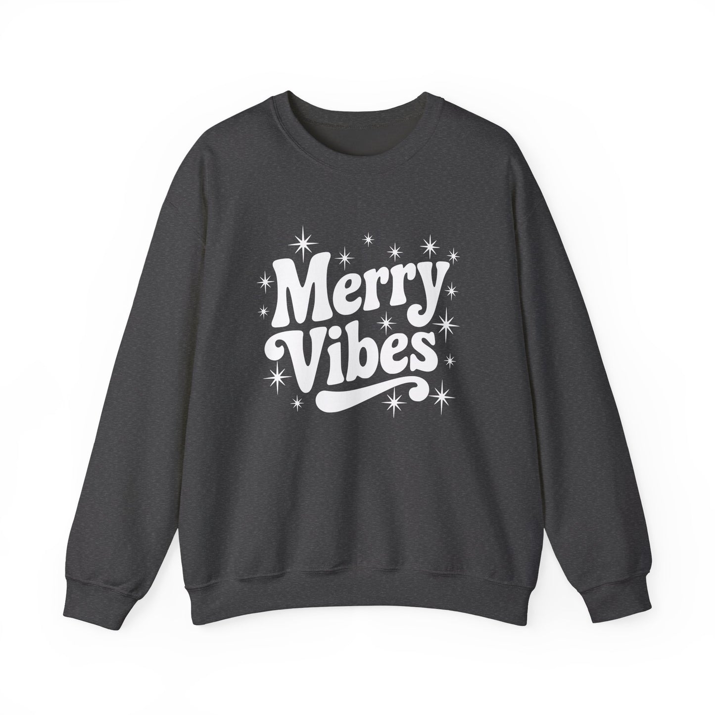 Merry Vibes Christmas Crewneck Sweatshirt