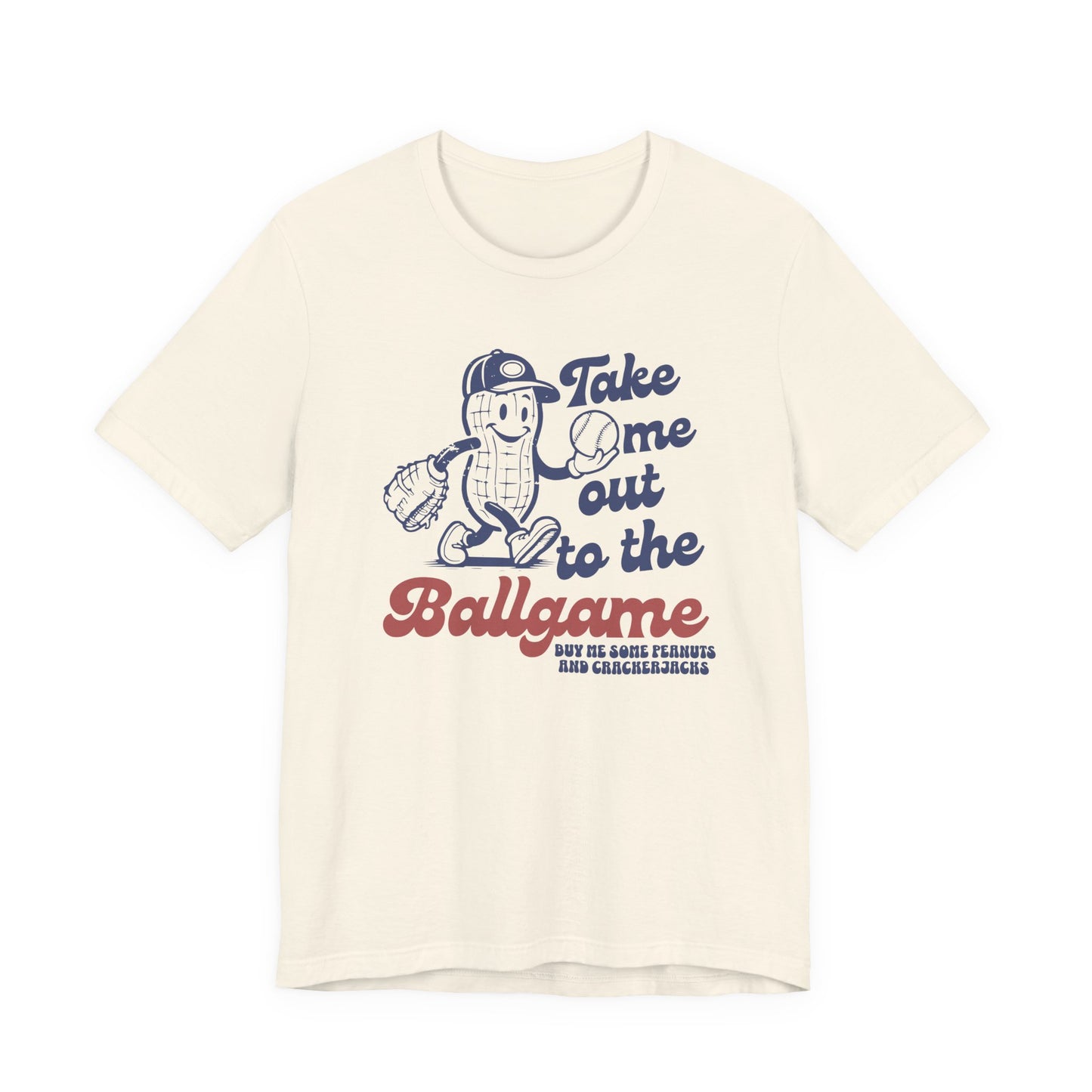 Baseball Tee — "Take Me Out to the Ballgame" Vintage Mascot T-Shirt