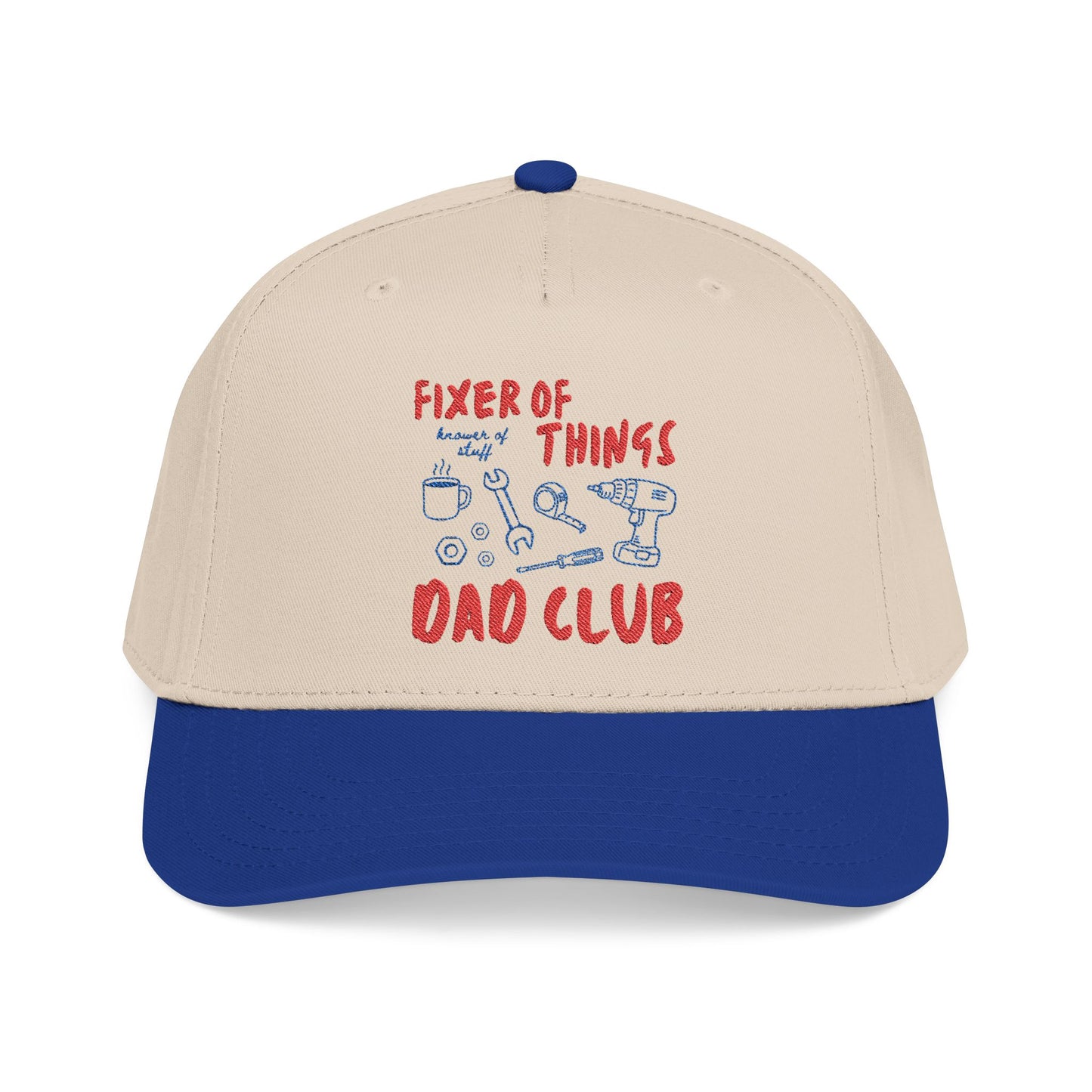 Dad "Fixer of Things" Mid Profile Baseball Cap