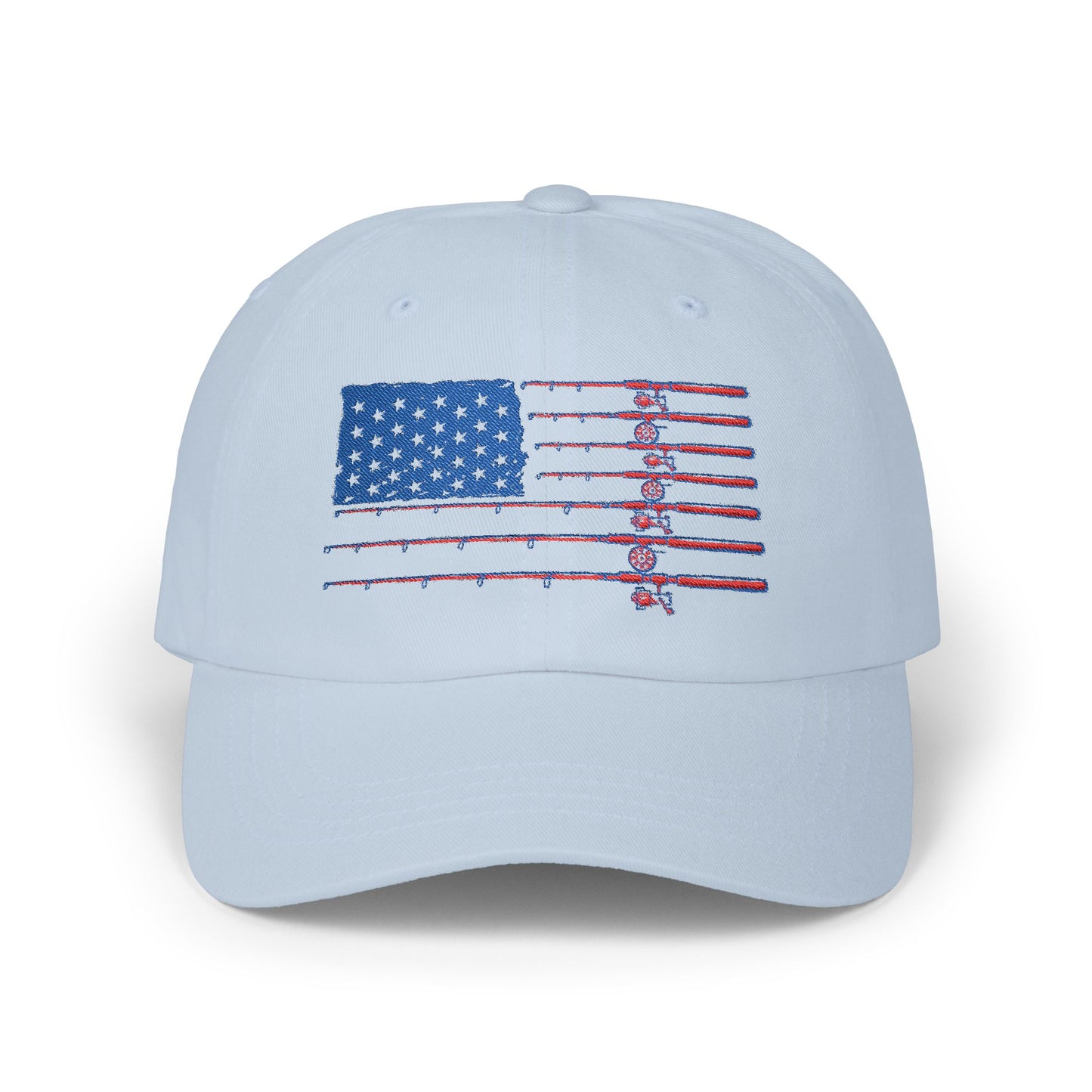 Dad Cap — Distressed American Flag Embroidered Baseball Hat