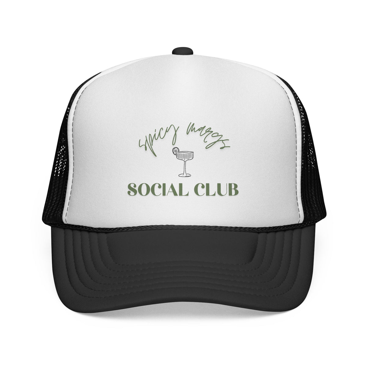 Trucker Cap — 'Spicy Margs' Social Club Embroidered Unisex Hat