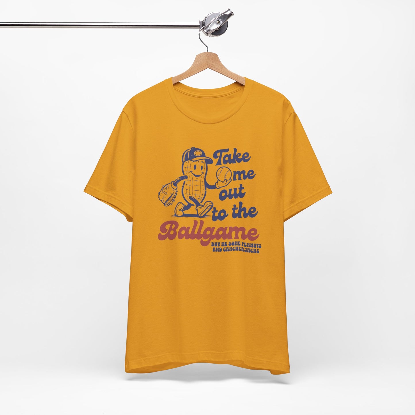 Baseball Tee — "Take Me Out to the Ballgame" Vintage Mascot T-Shirt