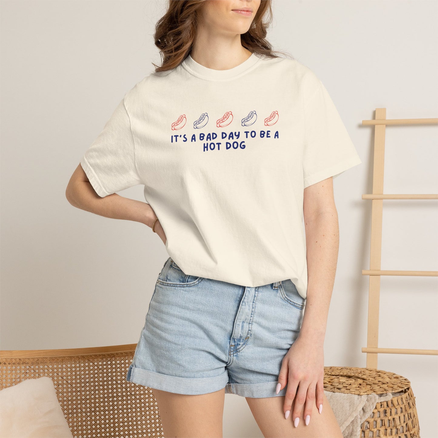 “It’s a Bad Day to Be a Hot Dog” Graphic T-Shirt