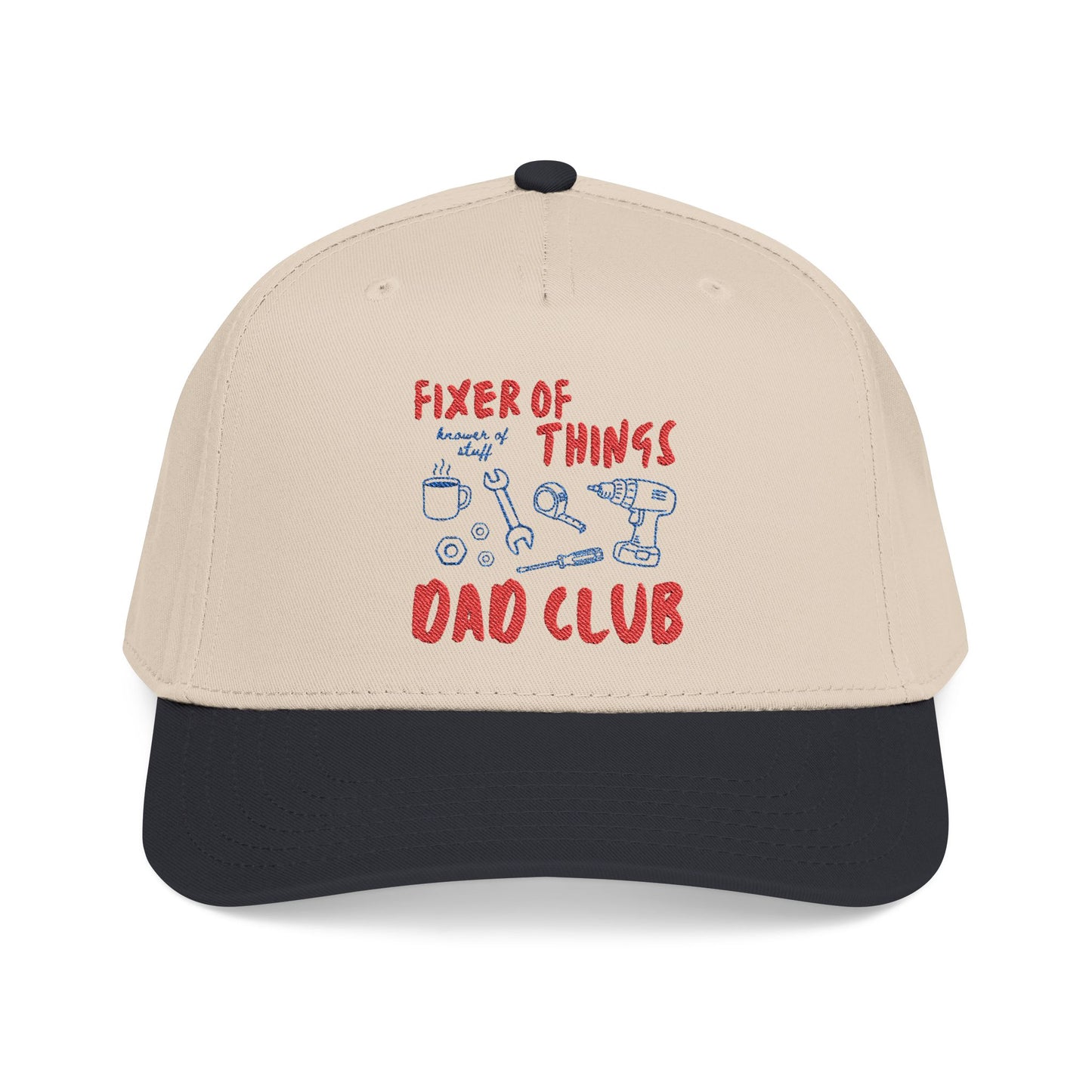 Dad "Fixer of Things" Mid Profile Baseball Cap