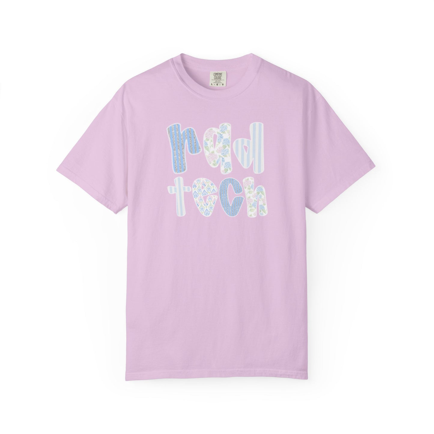 Rad Tech T-Shirt — Retro Floral 'rad tech' Graphic Tee for Radiologic Technologists
