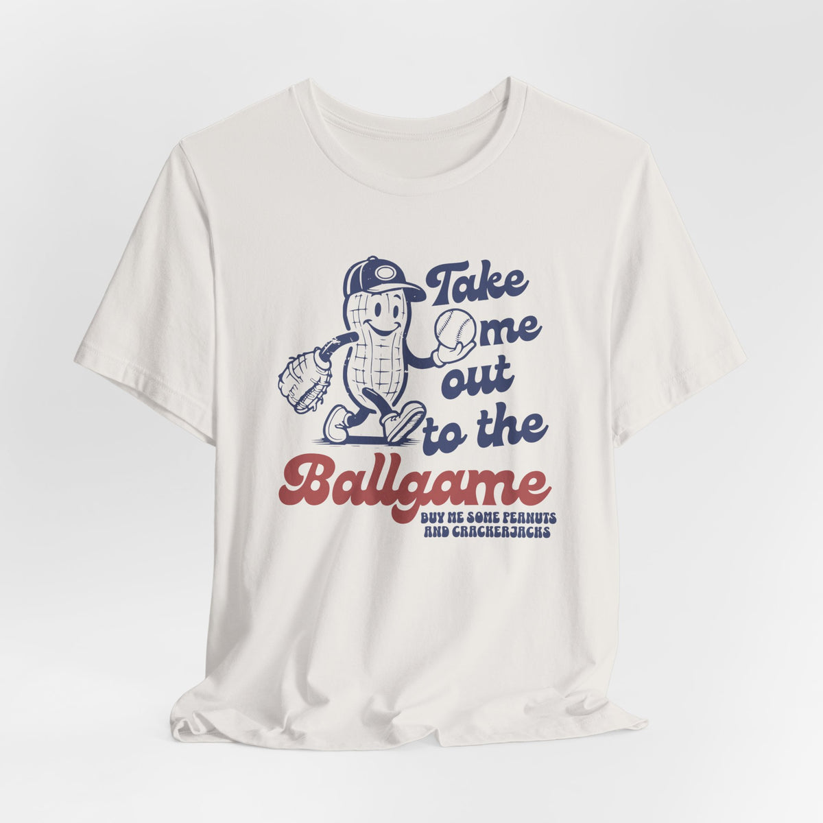 Baseball Tee — "Take Me Out to the Ballgame" Vintage Mascot T-Shirt