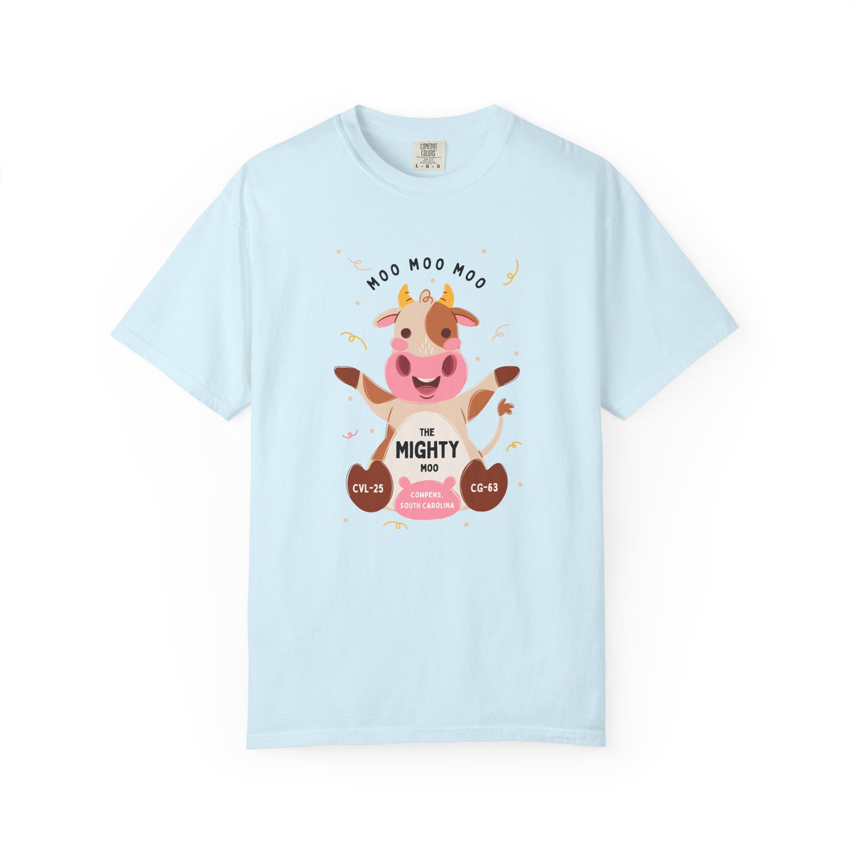 Mighty Moo Cow Graphic T-Shirt — Cute Farm Animal Tee