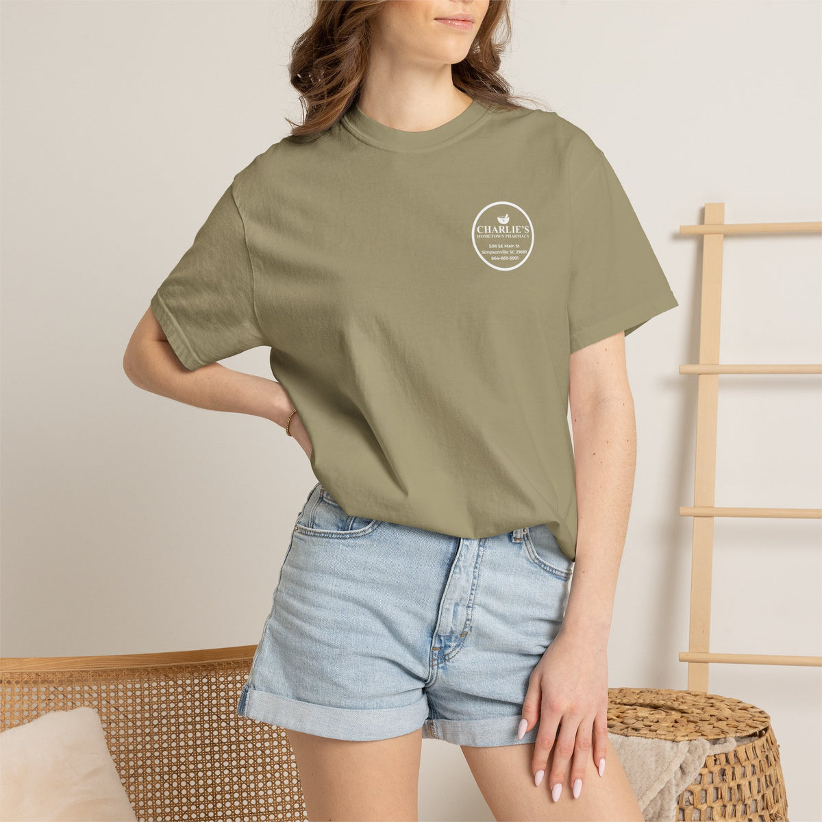 Pharmacy Logo T-Shirt — Charlie’s Hometown Pharmacy Logo Tee