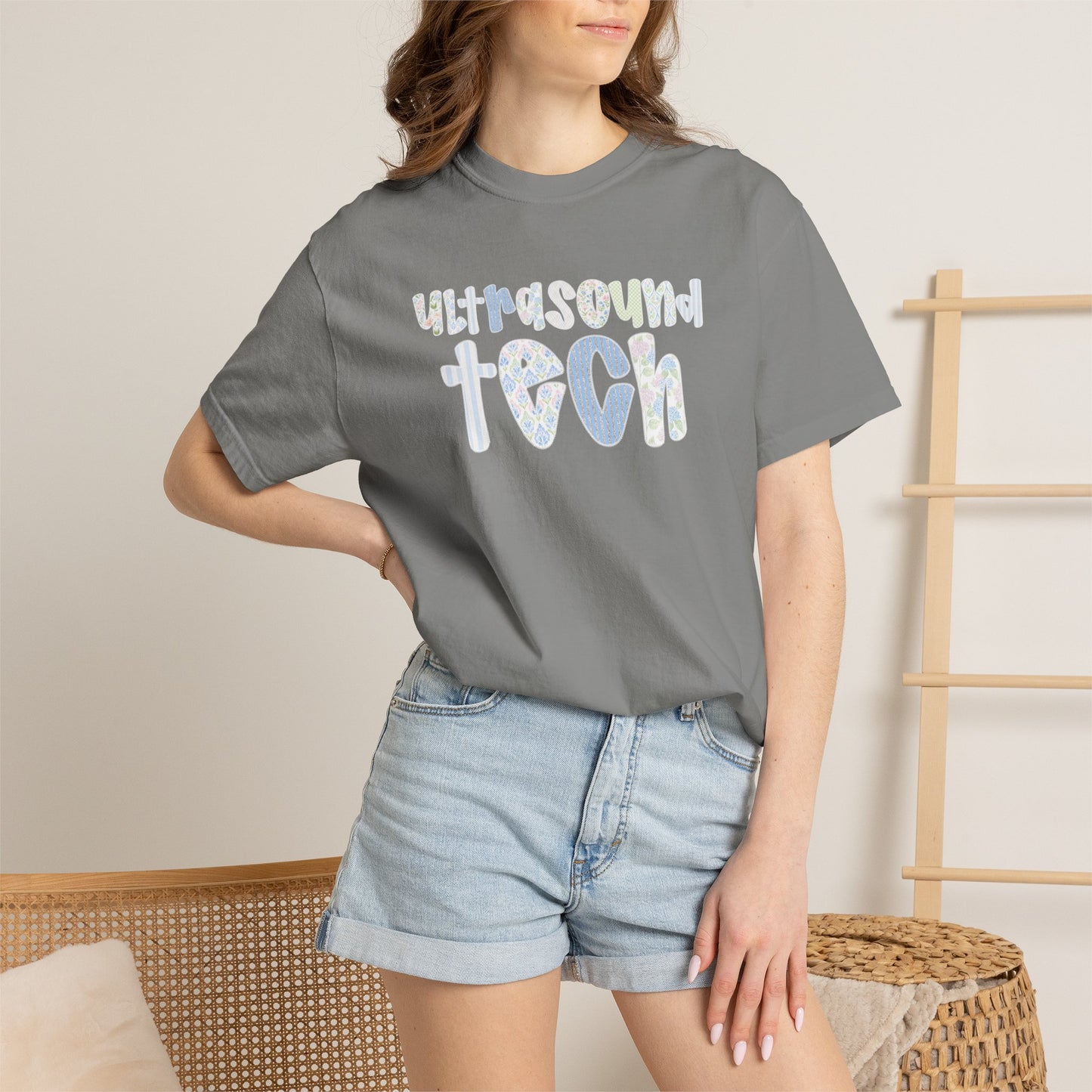 Ultrasound Tech T-Shirt — Cute Pastel Medical Sonographer Tee