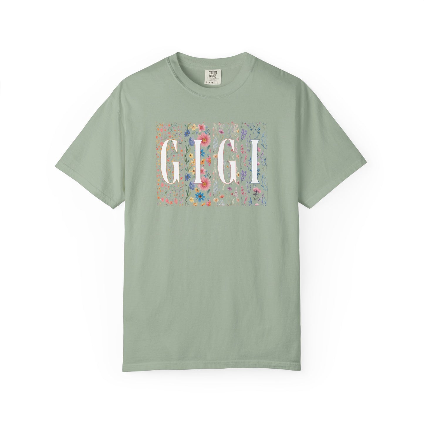"GiGi" Floral Meadow Graphic T-Shirt — Watercolor Wildflower Print