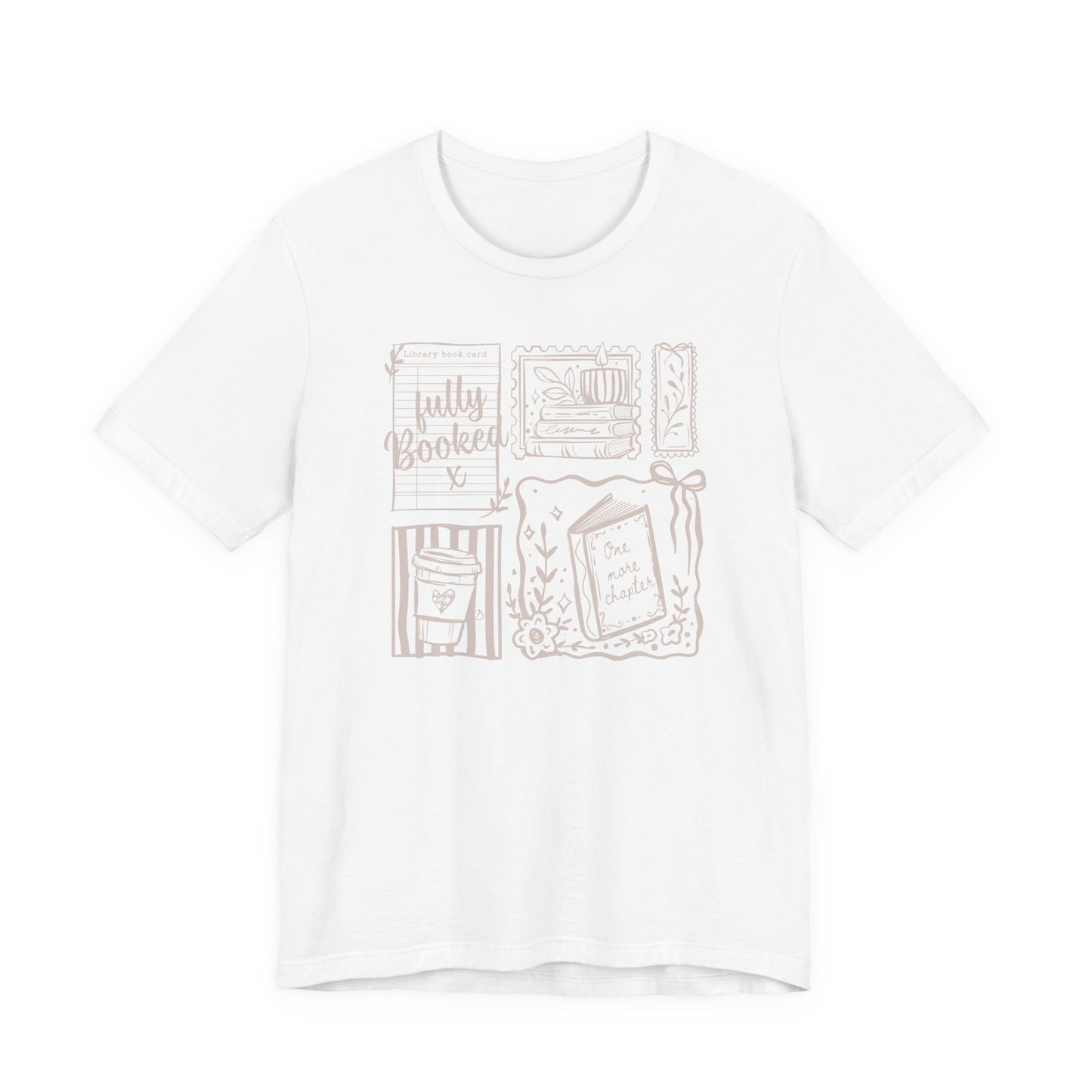 T-Shirt — "Fully Booked" Cozy Reading Graphic Tee
