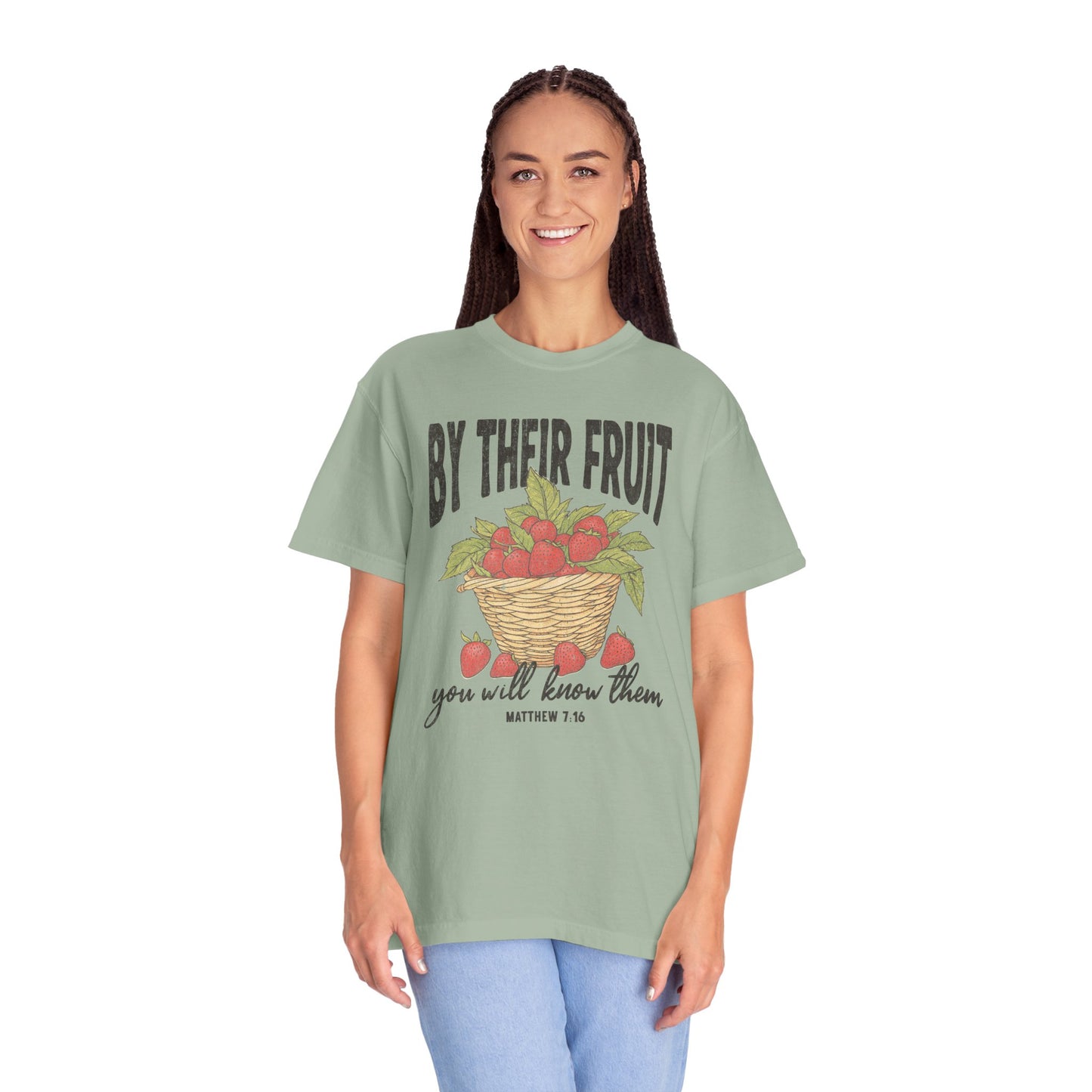 By Their Fruit T-Shirt — Matthew 7:16 Tee