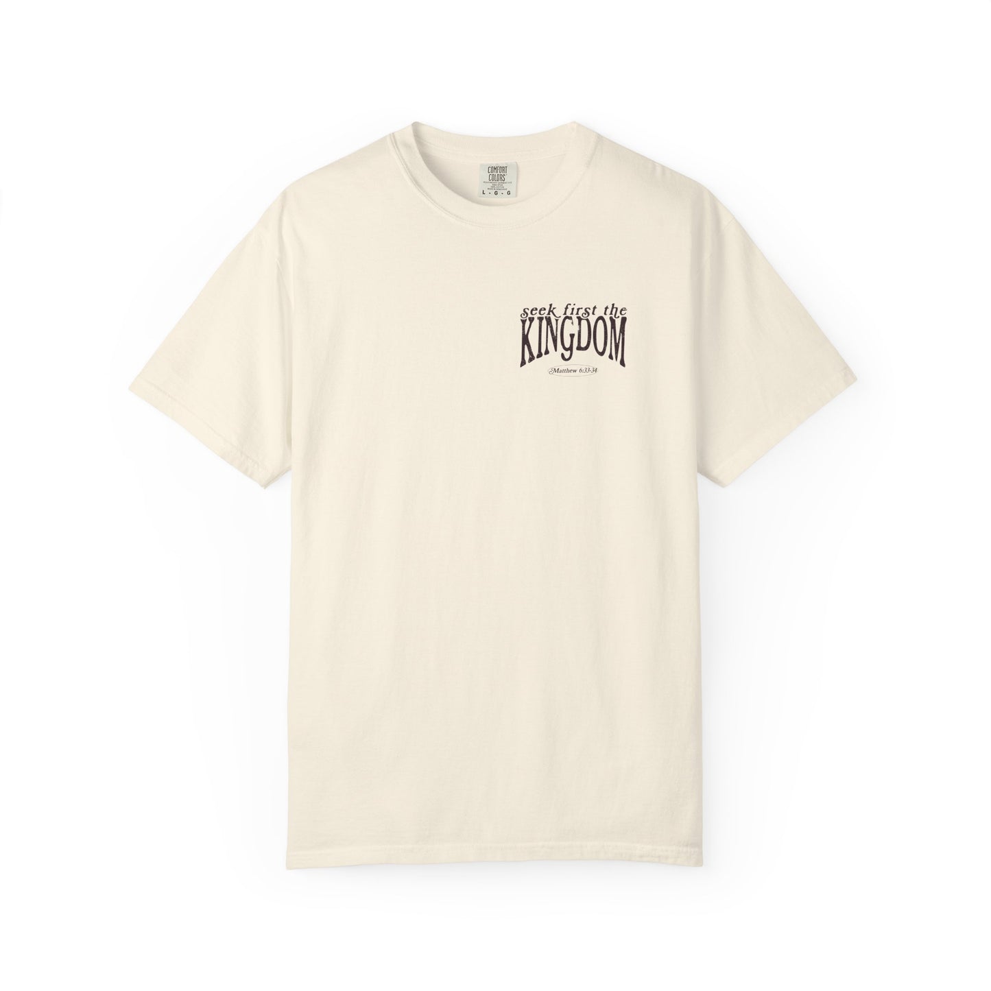 Seek First the Kingdom T-Shirt — Floral Faith Graphic Tee