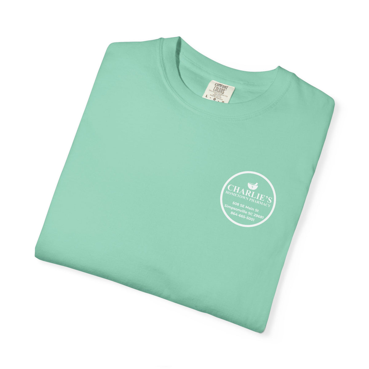 Pharmacy Logo T-Shirt — Charlie’s Hometown Pharmacy Logo Tee