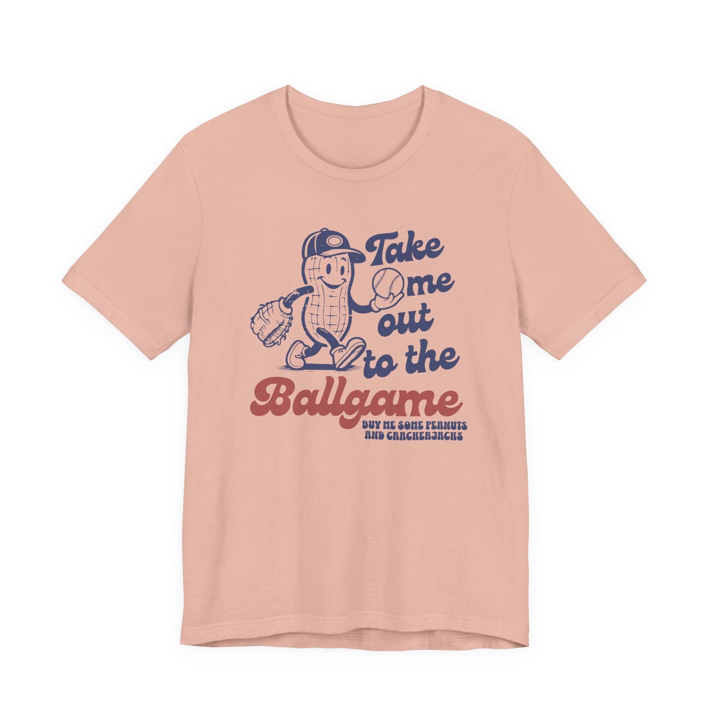 Baseball Tee — "Take Me Out to the Ballgame" Vintage Mascot T-Shirt