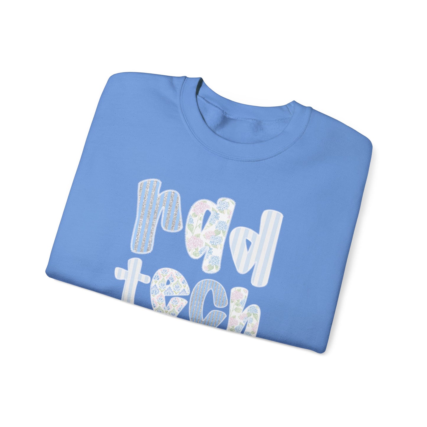 Rad Tech Crewneck Sweatshirt — Pastel Floral