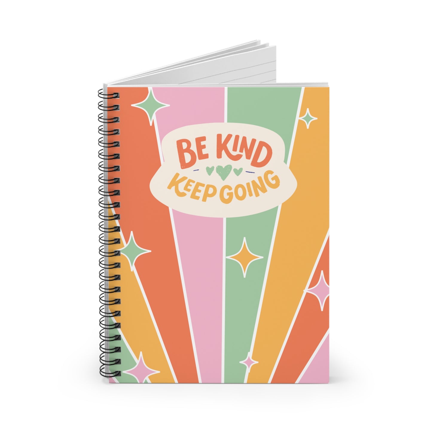 Be Kind, Keep Going Spiral Notebook