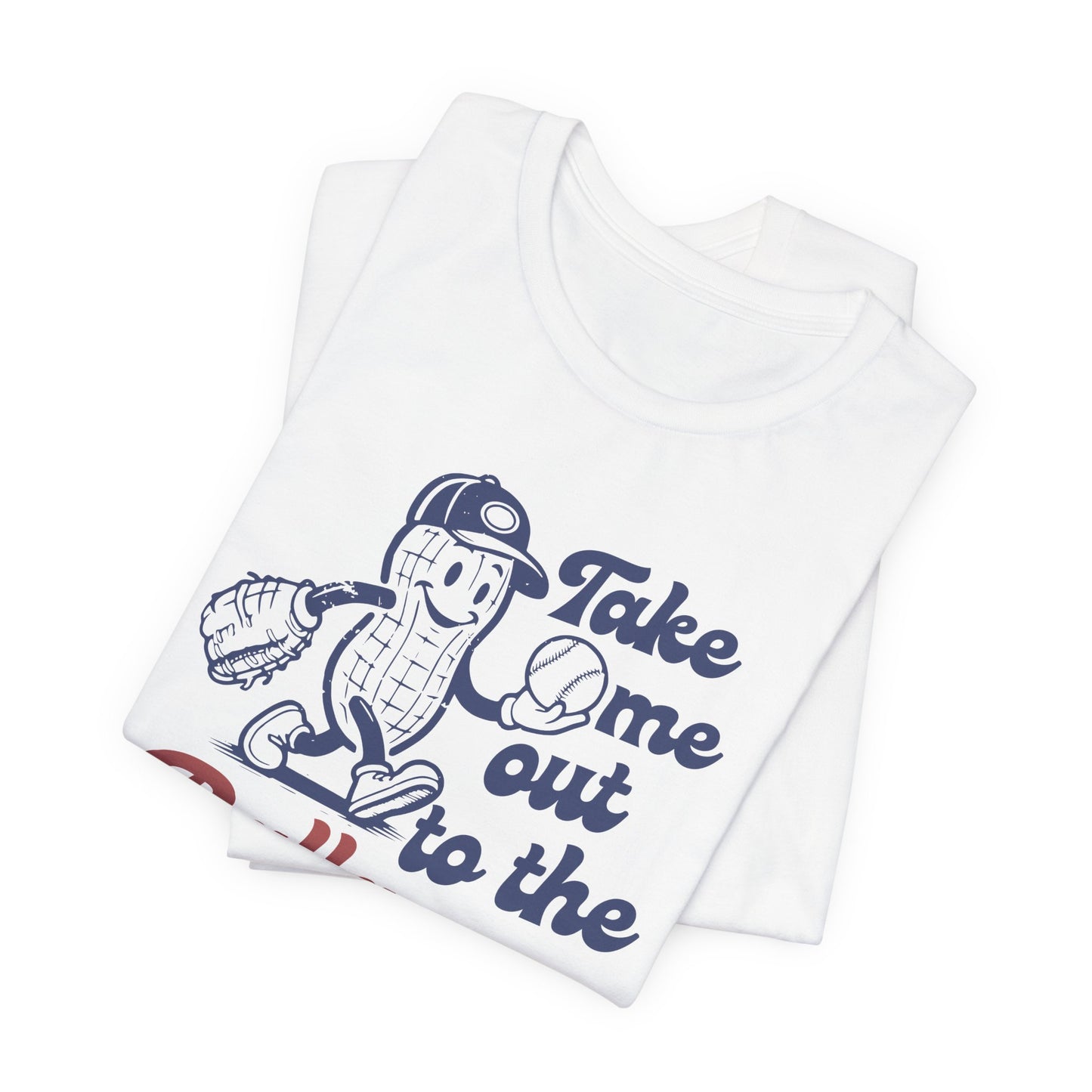 Baseball Tee — "Take Me Out to the Ballgame" Vintage Mascot T-Shirt