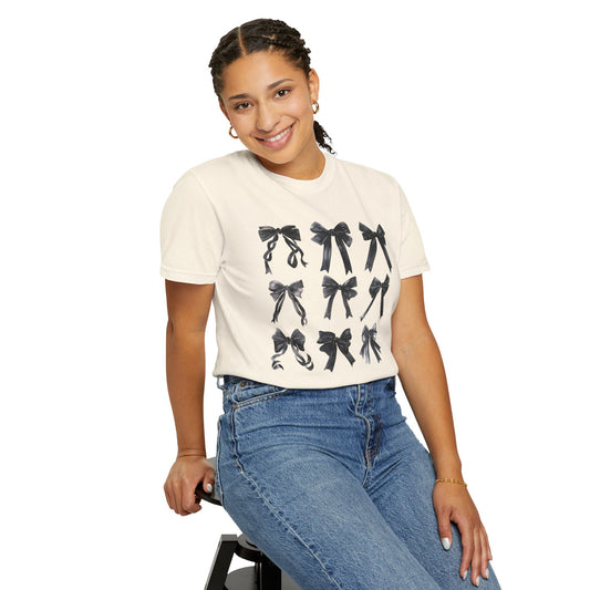 Black Bows Comfort Colors Tee