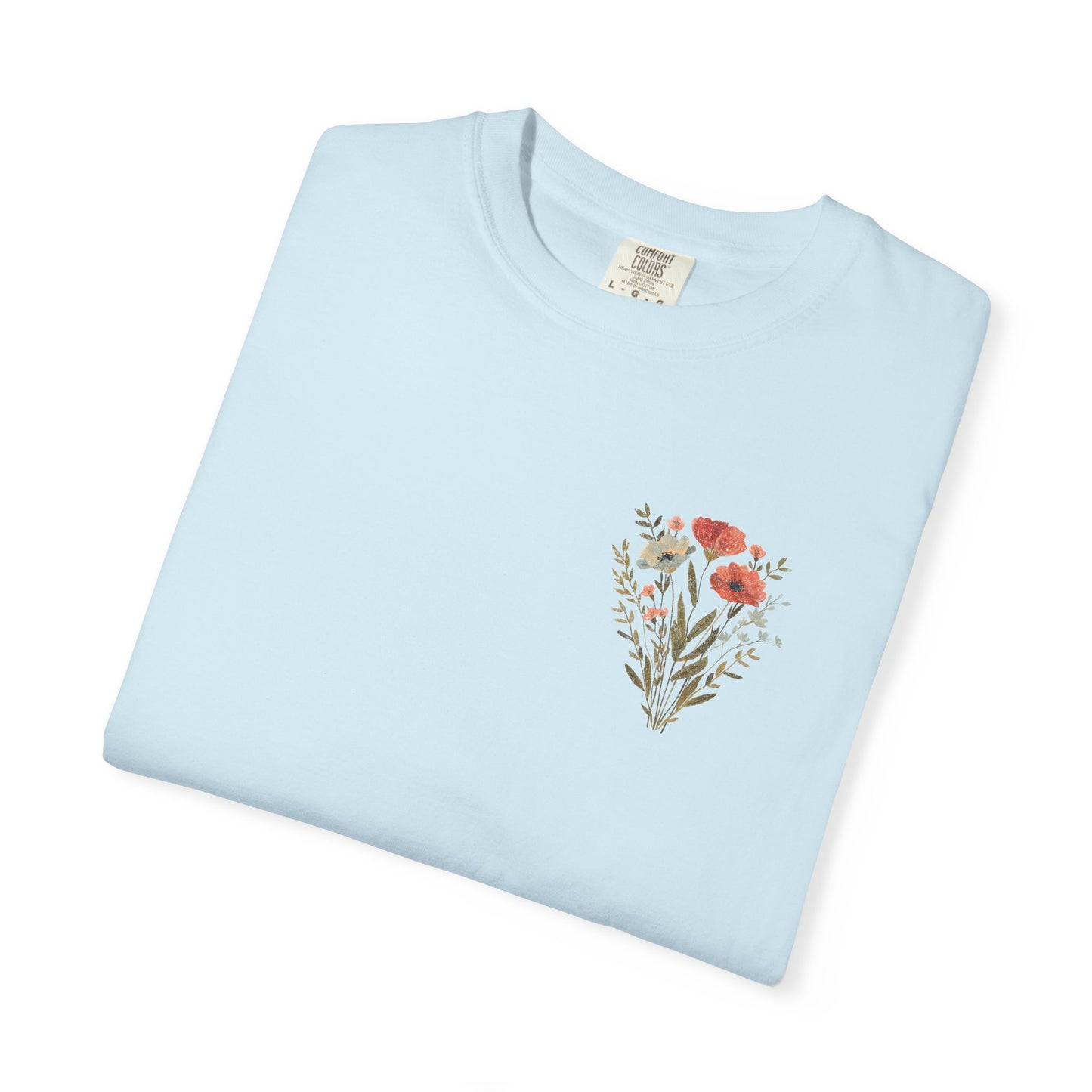 Praise The Lord Floral T-Shirt — Psalm 150:6 Tee