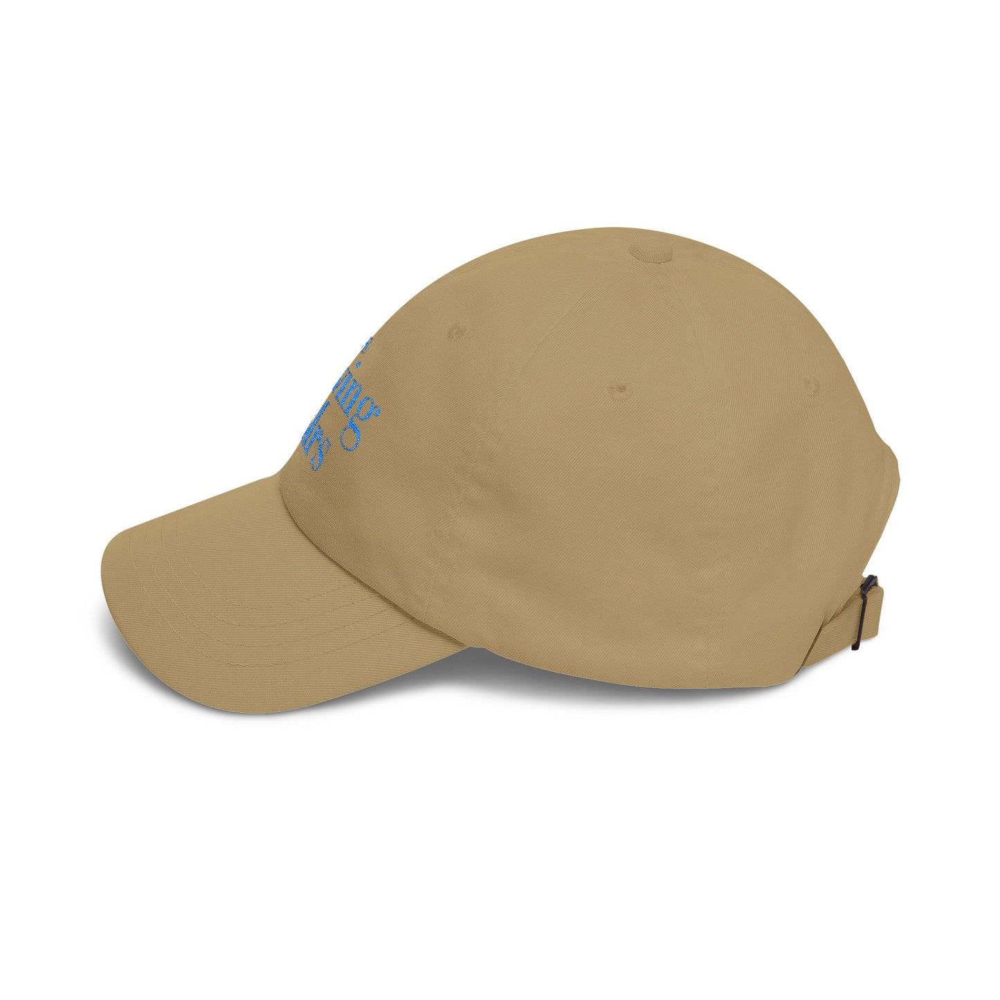 Dad Cap — "It's Giving Mrs" Embroidered White Baseball Hat