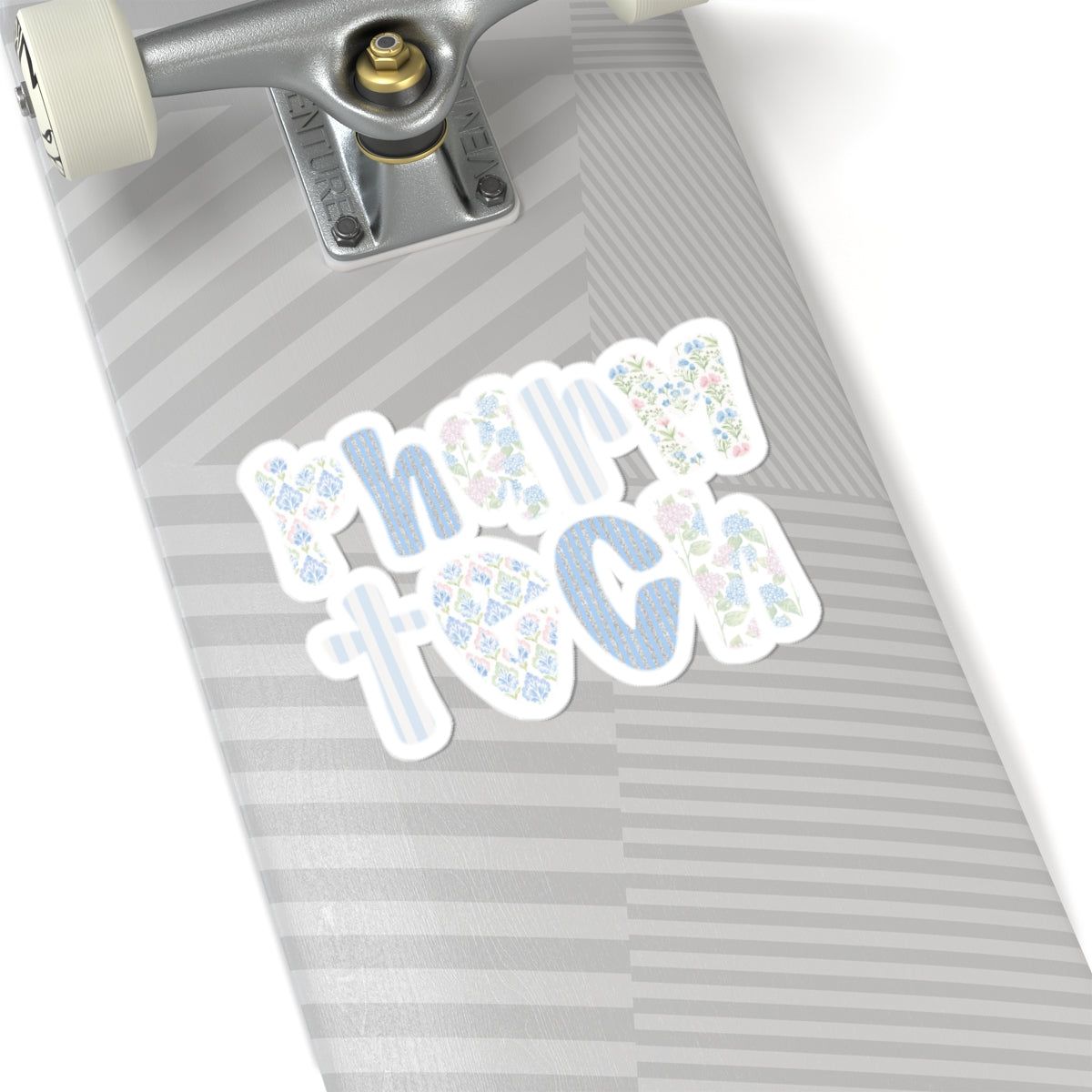 Pharmacy Tech Floral Kiss-Cut Sticker — Cute Laptop & Water Bottle Decal for Pharmacy Technicians