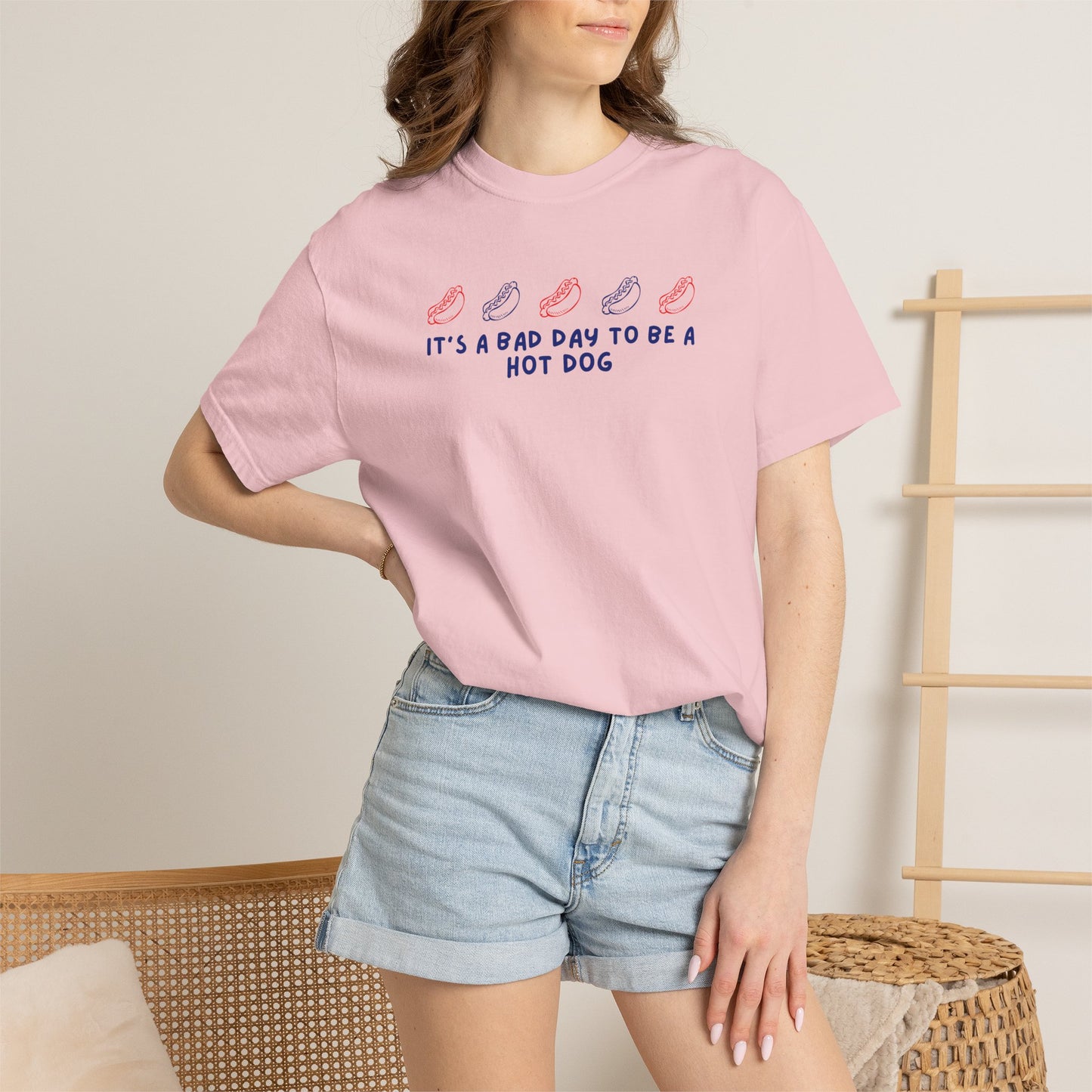 “It’s a Bad Day to Be a Hot Dog” Graphic T-Shirt