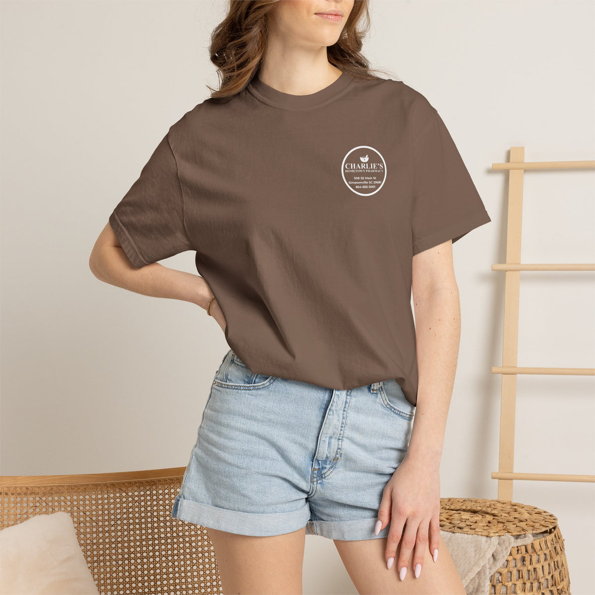 Pharmacy Logo T-Shirt — Charlie’s Hometown Pharmacy Logo Tee