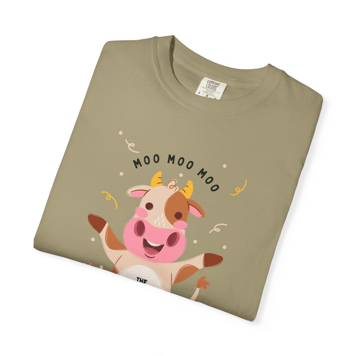 Mighty Moo Cow Graphic T-Shirt — Cute Farm Animal Tee