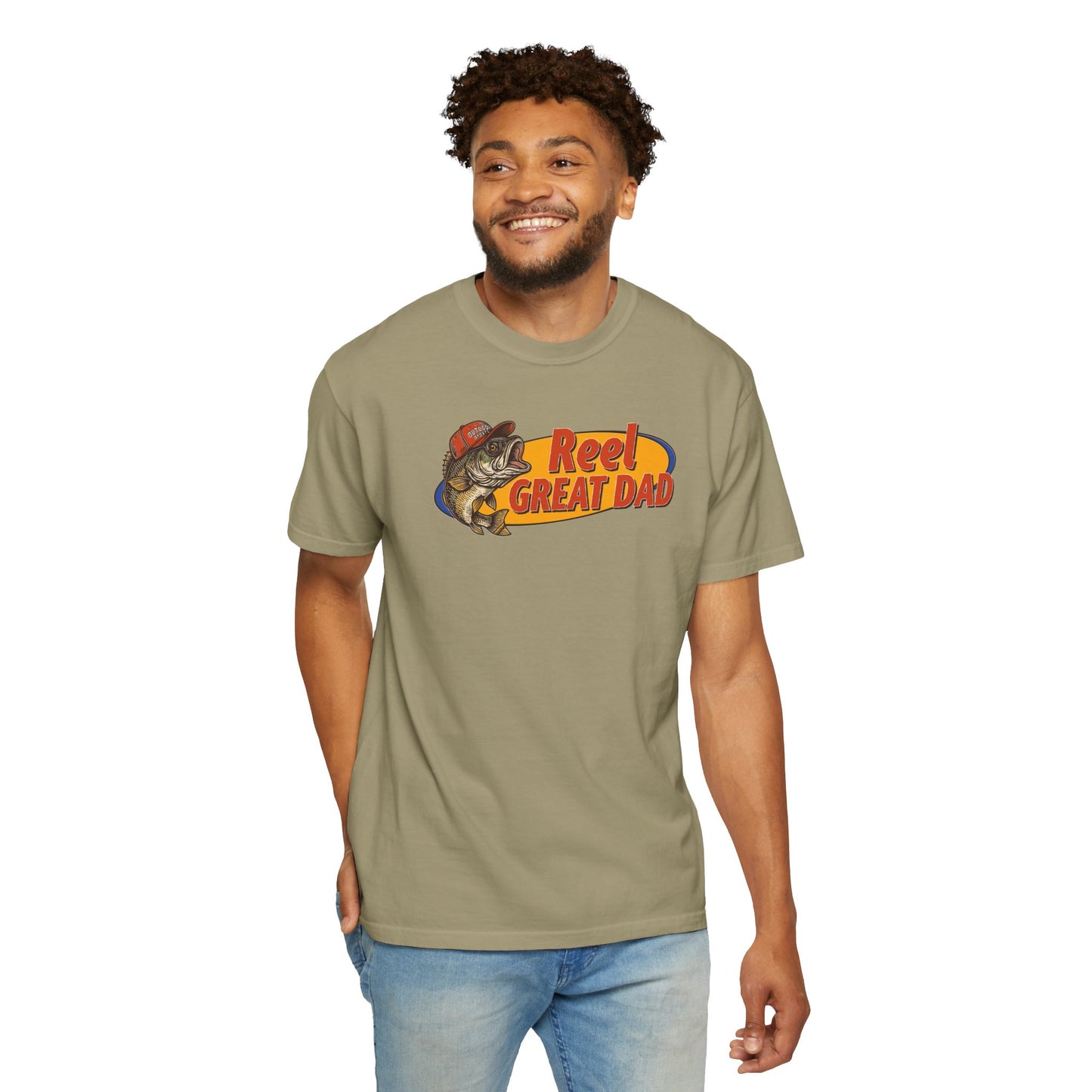 Reel Great Dad T-Shirt – Fishing Dad Graphic Tee