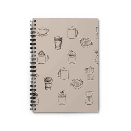 Coffee Lovers Spiral Notebook