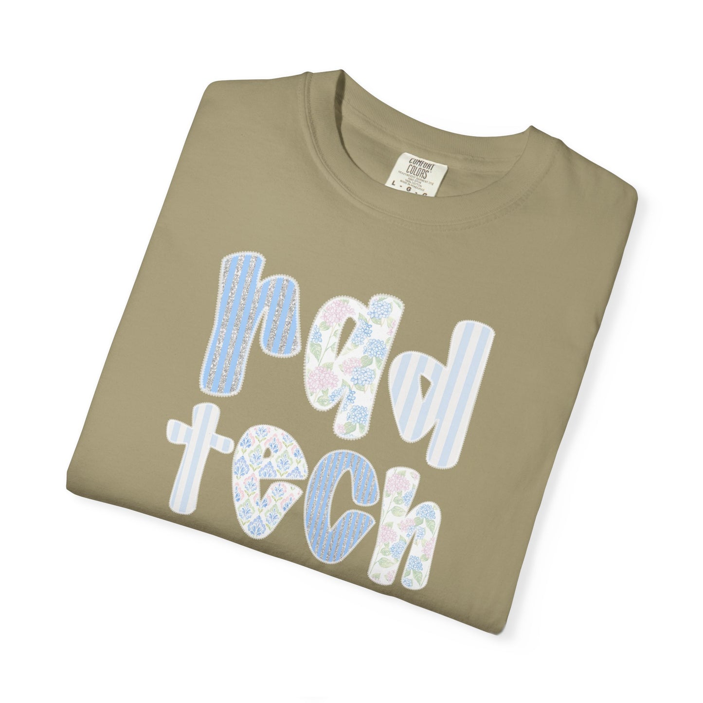Rad Tech T-Shirt — Retro Floral 'rad tech' Graphic Tee for Radiologic Technologists