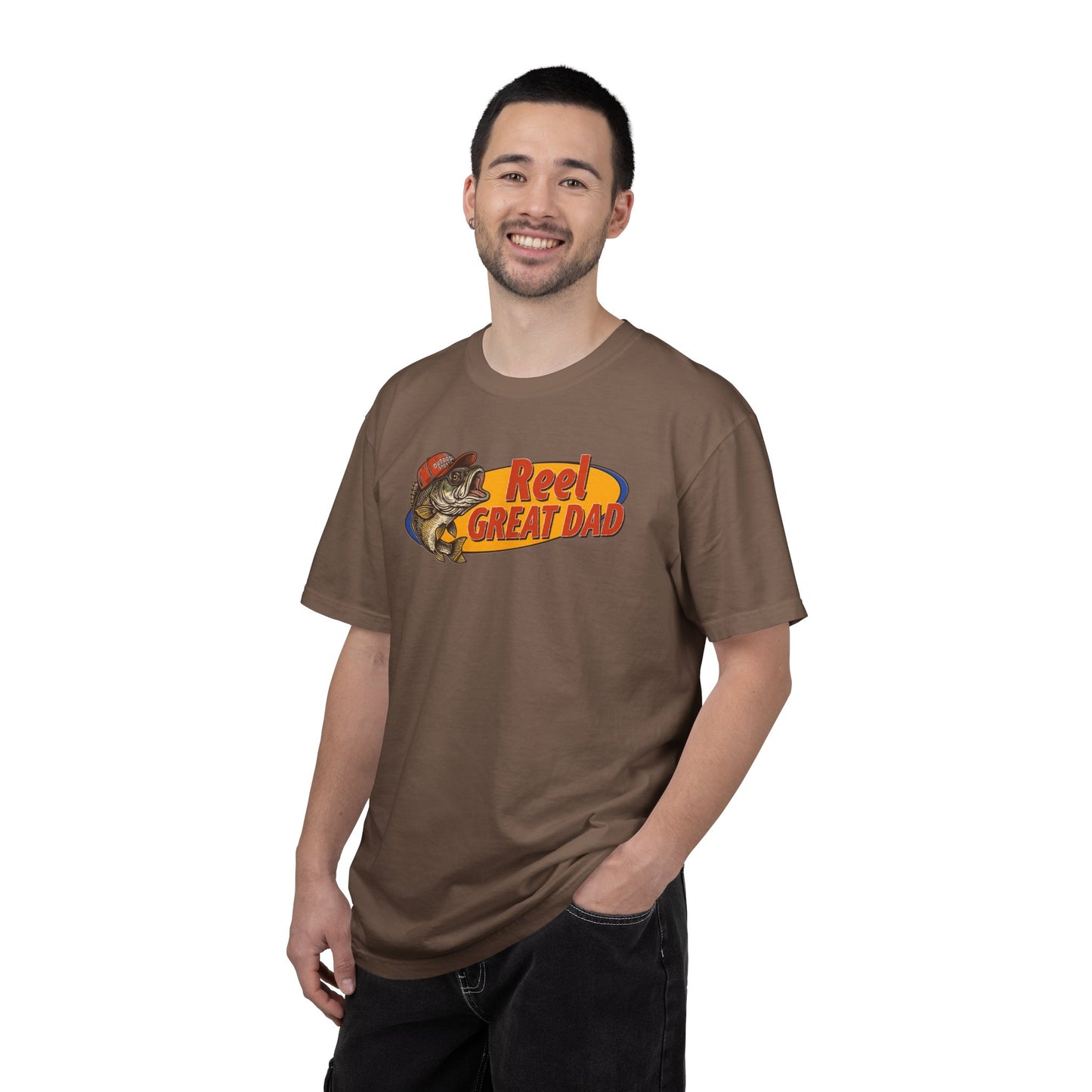 Reel Great Dad T-Shirt – Fishing Dad Graphic Tee