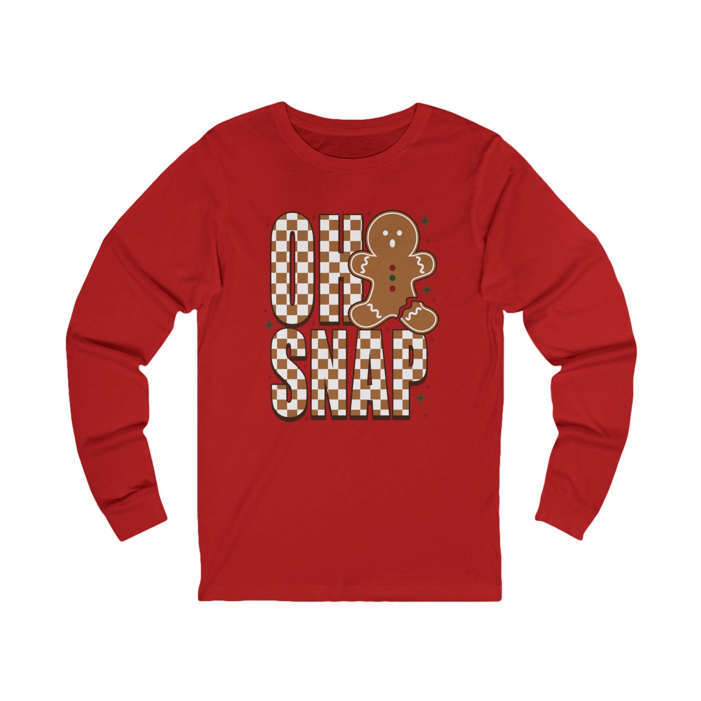 Oh Snap Gingerbread Man Long-sleeve Tee