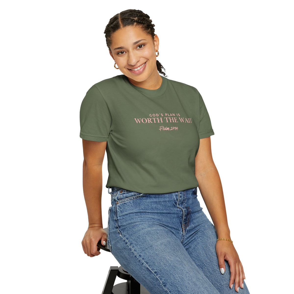 Worth the Wait T-Shirt — 'God & Grace' Inspirational Faith Tee