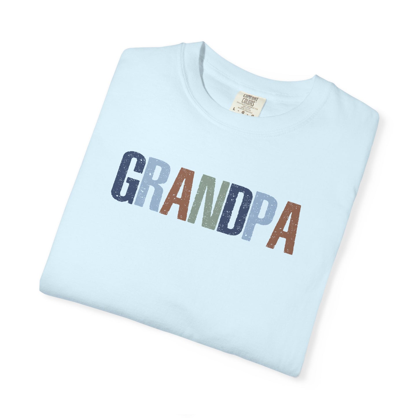 Grandpa Vintage Lettering T-Shirt — Comfortable Dad/Grandparent Gift for Father's Day