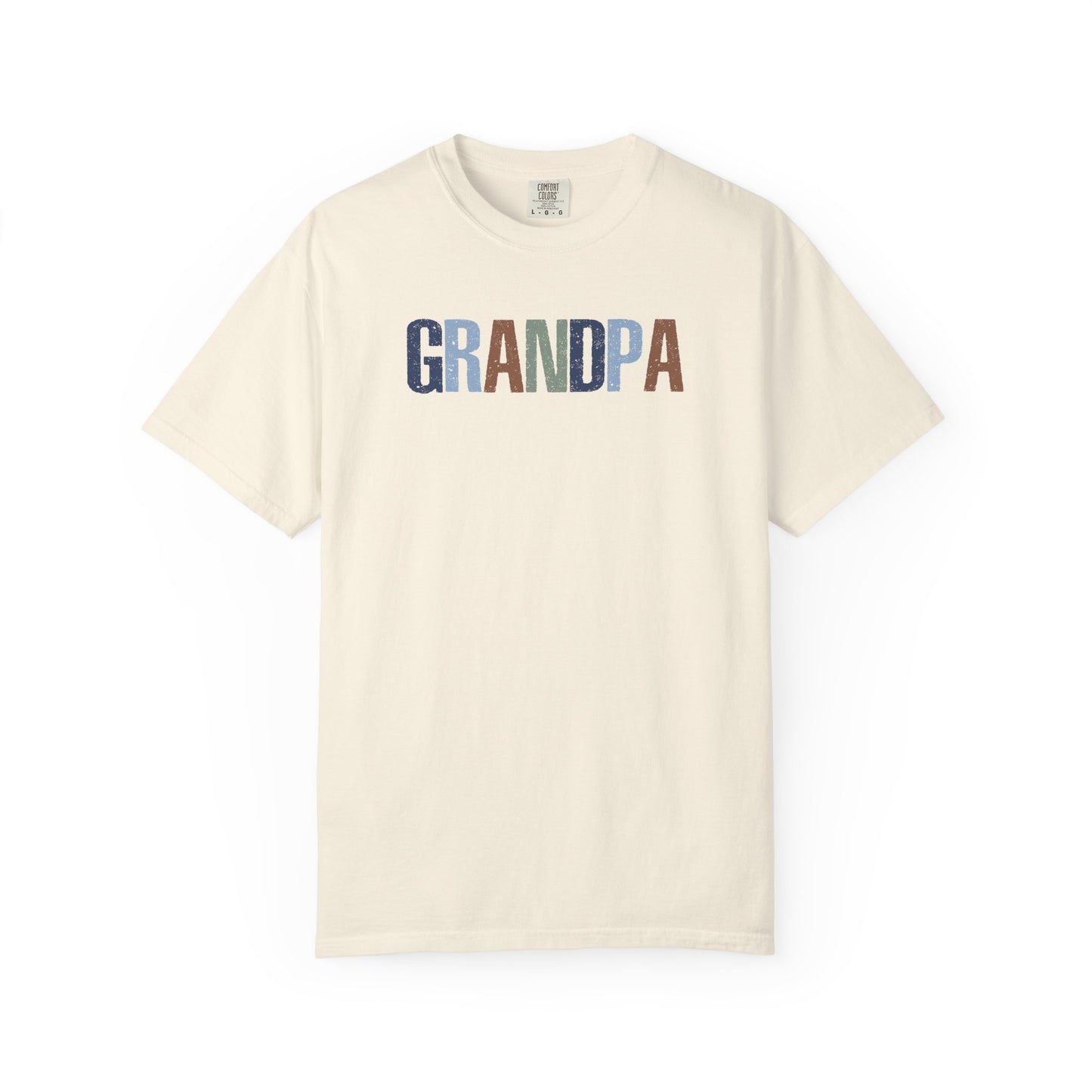 Grandpa Vintage Lettering T-Shirt — Comfortable Dad/Grandparent Gift for Father's Day