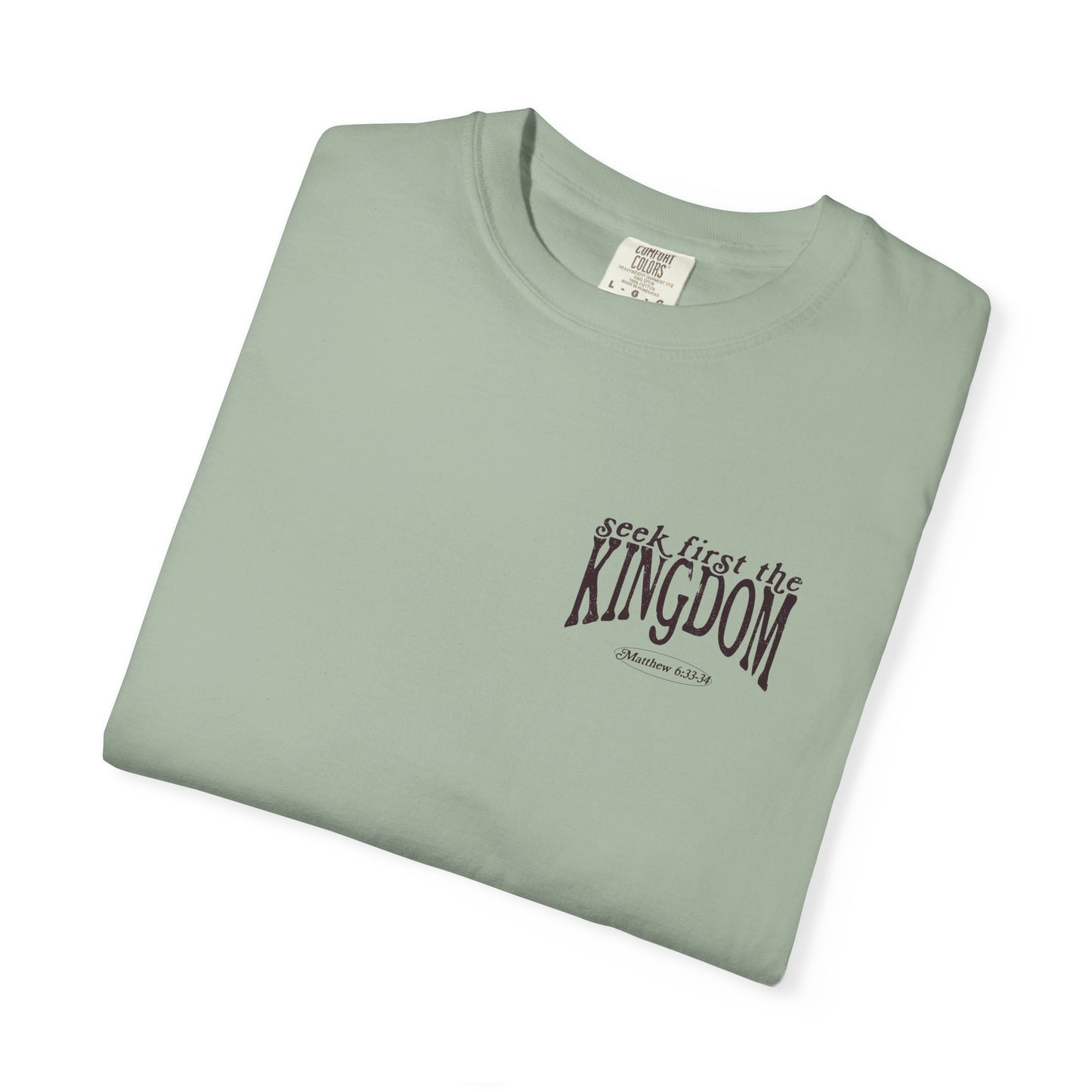 Seek First the Kingdom T-Shirt — Floral Faith Graphic Tee