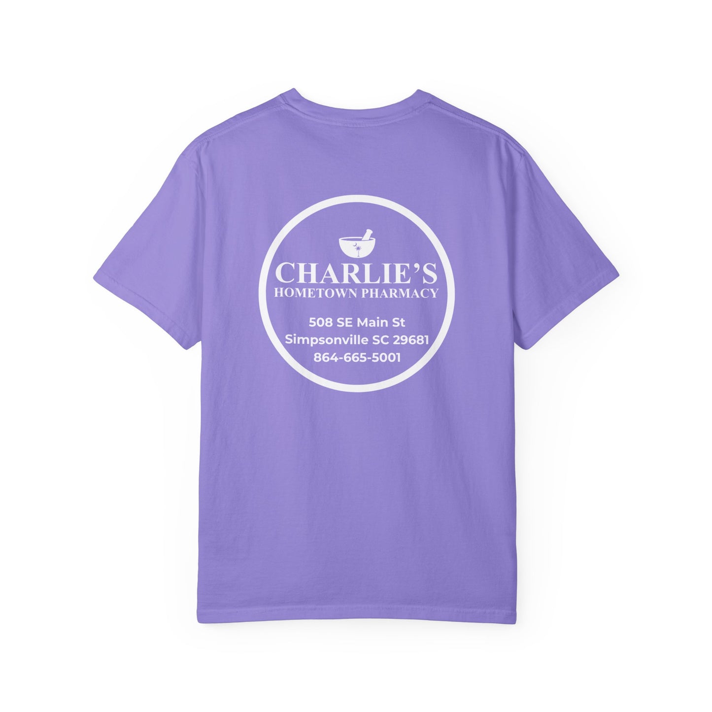 Pharmacy Logo T-Shirt — Charlie’s Hometown Pharmacy Logo Tee