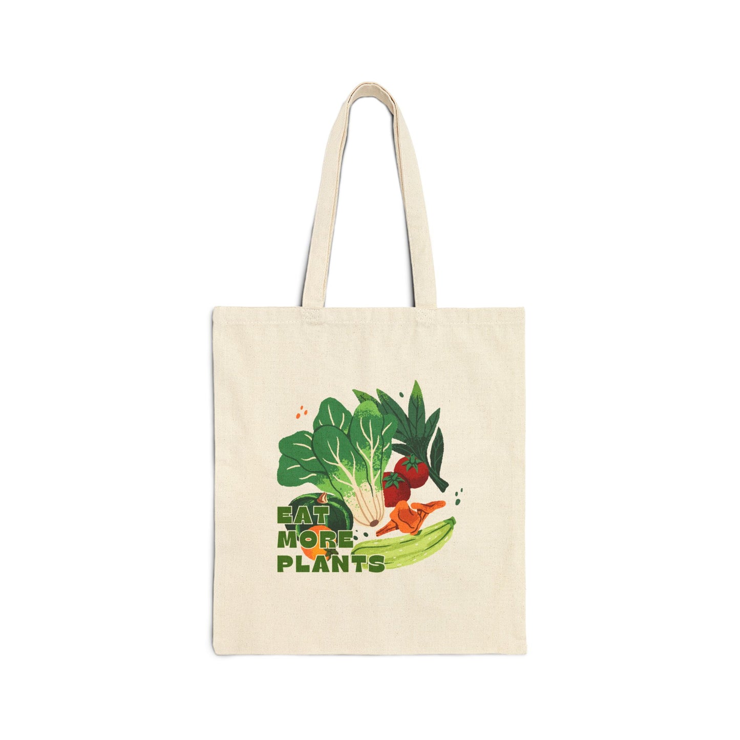 Tote Bag — Eat More Plants Canvas Grocery & Market Tote