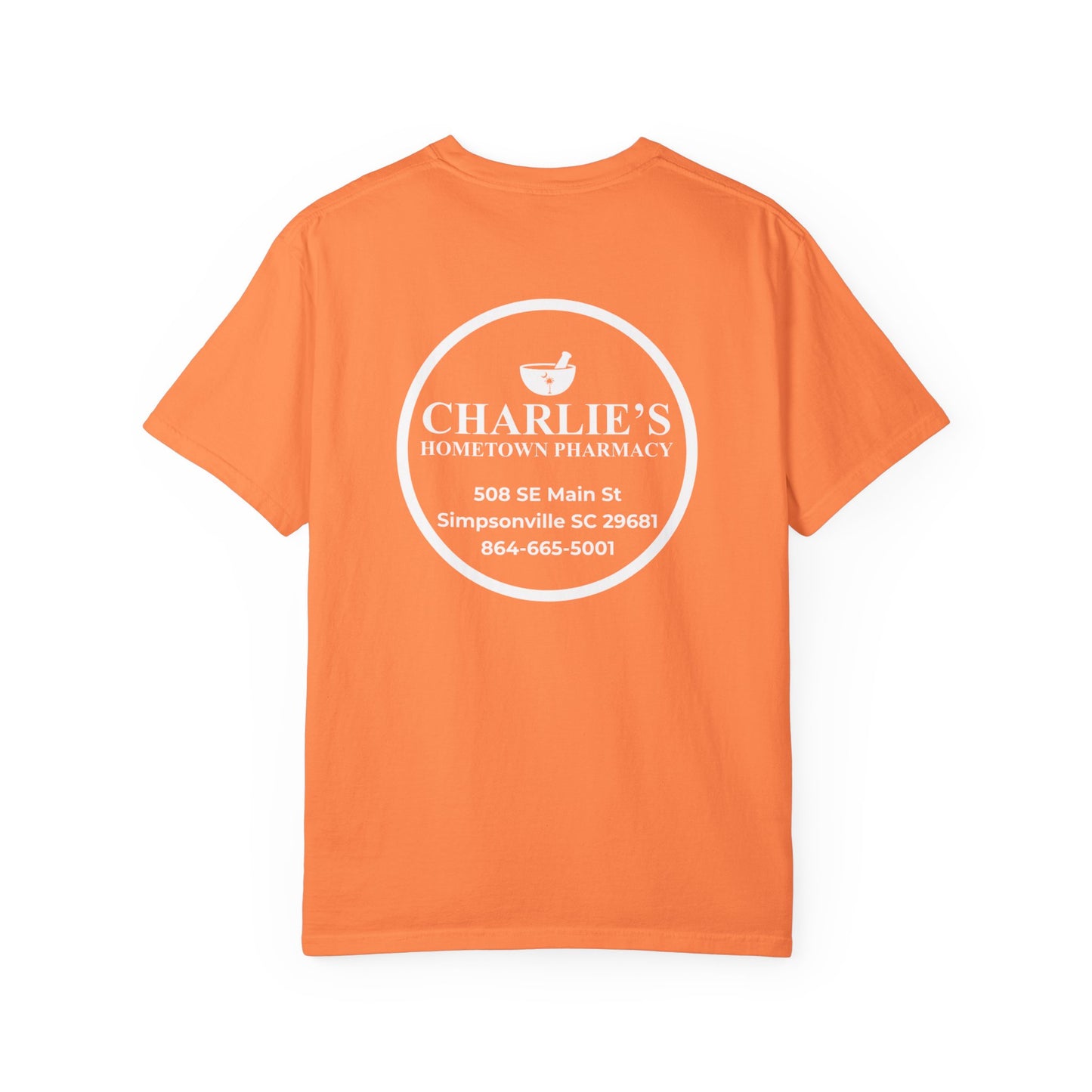 Pharmacy Logo T-Shirt — Charlie’s Hometown Pharmacy Logo Tee