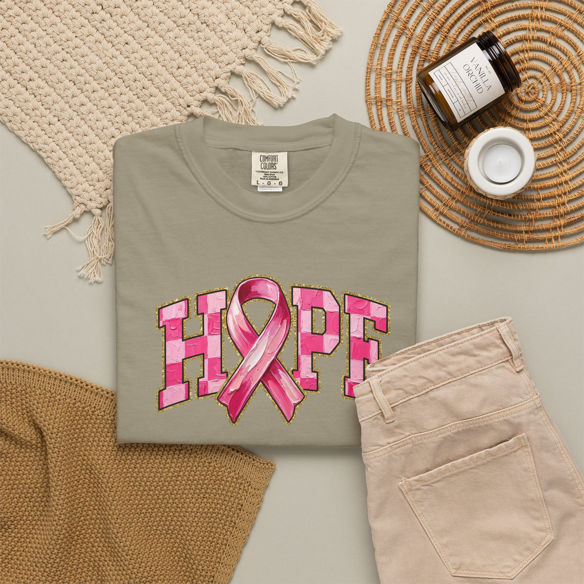 Hope Ribbon T-Shirt — Breast Cancer Awareness Tee