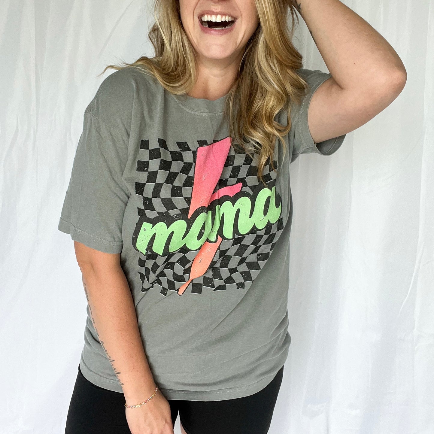 Mama Lightning Bolt Tee